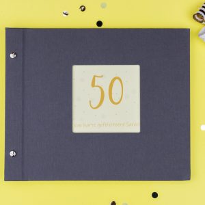 50 jaar Verjaardags fotoalbum 26825-01-50