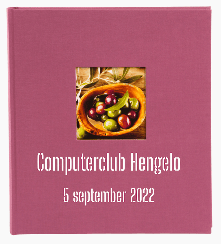 Gepersonaliseerd fotoalbum Fuchsia 31508 computerclub Hengelo