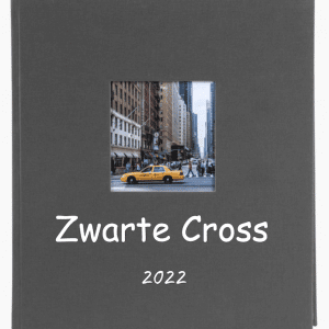gepersonaliseerd fotoalbum grijs 31725 2 tekst regels zwarte cross 2022