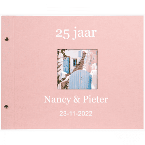 gepersonaliseerd schroef fotoalbum 28822 rose