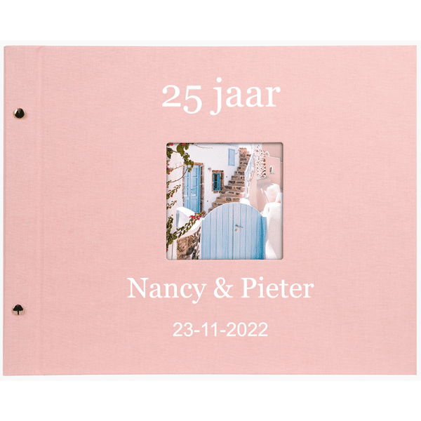 gepersonaliseerd schroef fotoalbum 28822 rose