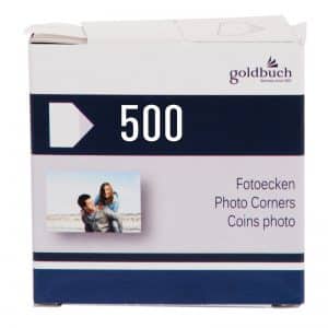 fotohoekjes Goldbuch 500 stuks voorkant 83094